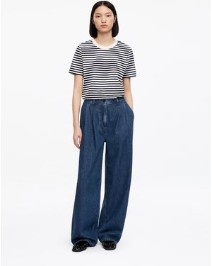 ARKET Wide Pleated Jeans - Blue