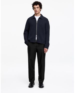 ARKET Wool Blend Trousers - Blue