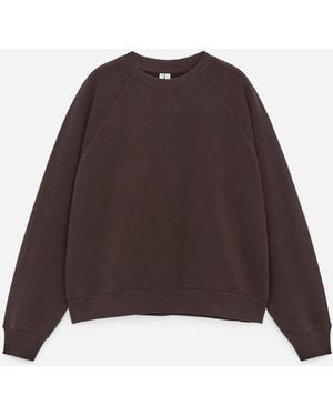 ARKET Terry Sweatshirt - Brown