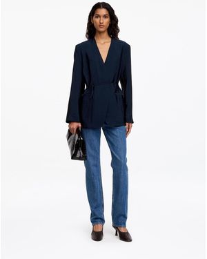 ARKET Wrap Blazer - Blue