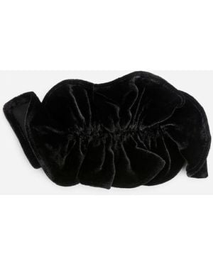 ARKET Samt-Haarspange - Schwarz