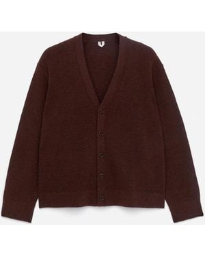 ARKET Wool Blend Cardigan - Red