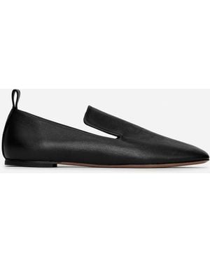 ARKET Leather Loafers - Black