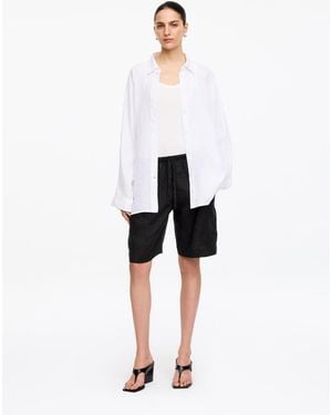 ARKET Linen Shorts - White