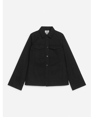 ARKET Fitted Denim Jacket - Black