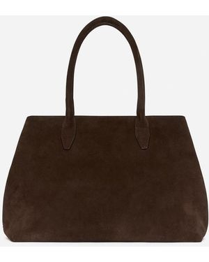 ARKET Suede Tote Bag - Brown