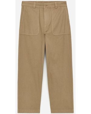 ARKET Cotton Utility Trousers - Natural