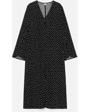 ARKET Print Maxi Dress - Black
