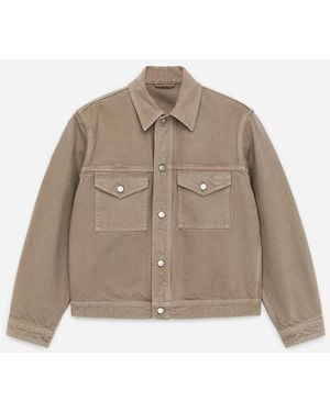 ARKET Garment-Dyed Denim Jacket - Natural