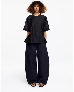 ARKET And Laila Gohar Sculptural Trousers - Blue