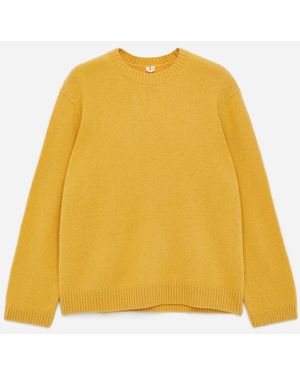 ARKET Crew-Neck Wool Jumper - Yellow