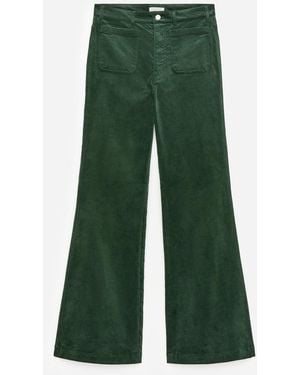 ARKET Lupine Flared Corduroy Jeans - Green