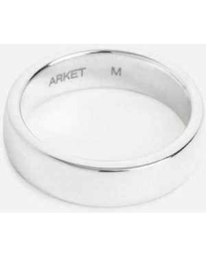 ARKET Zylinderförmiger Ring Aus Sterlingsilber - Grau