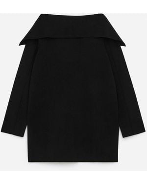 ARKET Fold-Over Collar Tunic - Black