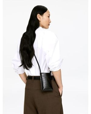 ARKET Leather Phone Case - White