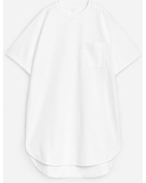 ARKET Cotton T-Shirt Dress - White