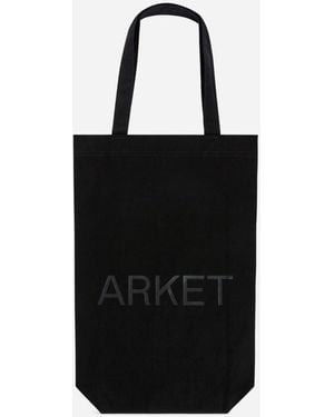 ARKET Canvas-Einkaufstasche Von - Schwarz