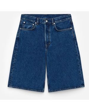 ARKET Loose Denim Shorts - Blue