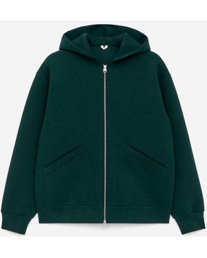 ARKET Scuba Zip Hoodie - Green