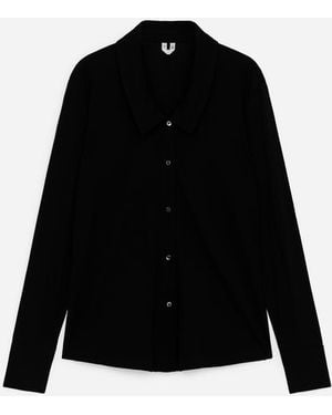 ARKET Fluid Jersey Shirt - Black