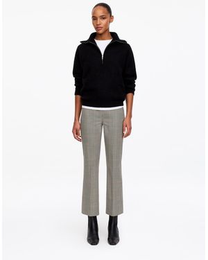 ARKET Checked Wool-Blend Trousers - White