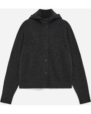 ARKET Pure Cashmere Hoodie - Black