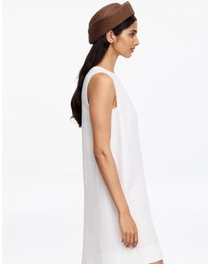 ARKET Folded-Brim Straw Hat - White