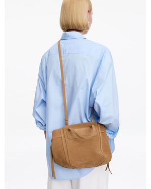 ARKET Leather Tote Bag - Blue