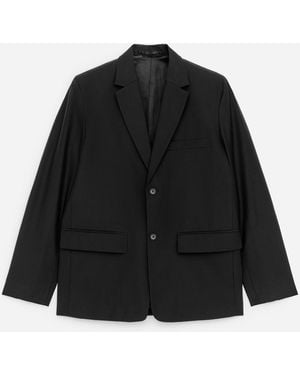 ARKET Wool-Cotton Blazer - Black