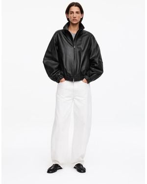 ARKET Leather Jacket - Black