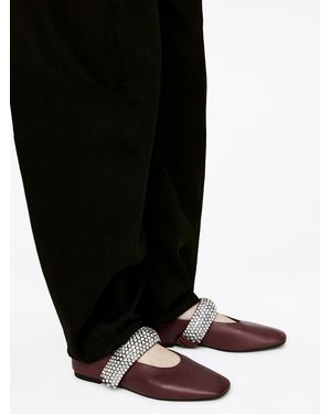 ARKET Ballerina Mit Strass - Schwarz