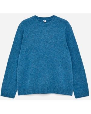 ARKET Crew-Neck Wool Jumper - Blue