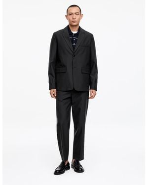 ARKET Wool-Cotton Blazer - Black