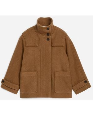 ARKET Wool-Blend Jacket - Brown