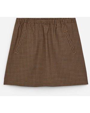 ARKET Elastic-Waist Mini Skirt - Black