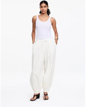 ARKET Balloon Cotton Trousers - Black