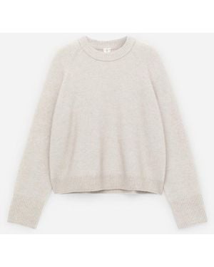 ARKET Alpaca-Wool Blend Jumper - White