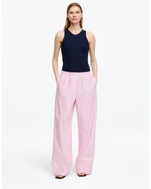 ARKET Lockere Baumwollhose - Pink