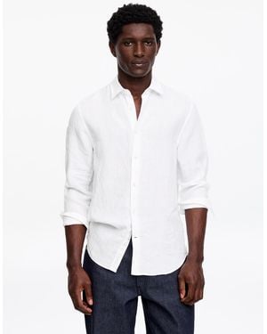 ARKET Regular Linen Shirt - White