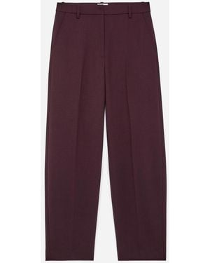 ARKET Press Crease Trousers - Red