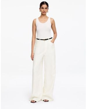 ARKET 5-Pocket-Leinenhose - Weiß