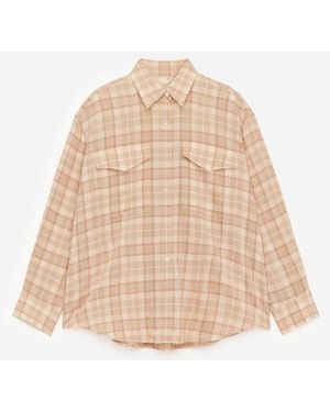 ARKET Flannel Shirt - Natural