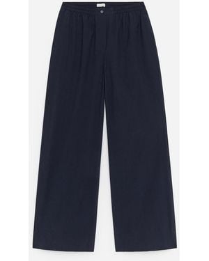 ARKET Relaxed Cotton Trousers - Blue