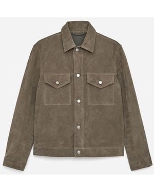 ARKET Suede Jacket - Green