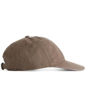 ARKET Hemp-cotton Cap - Brown