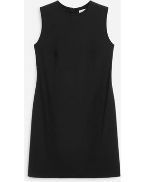 ARKET Shiftkleid Aus Wollmischung - Schwarz