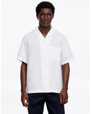 ARKET Relaxed Linen Resort Shirt - White