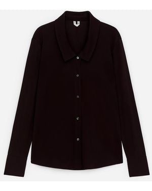ARKET Fluid Jersey Shirt - Black