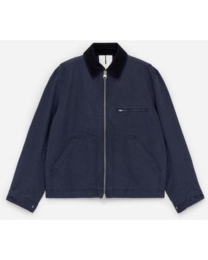 ARKET Cotton Canvas Jacket - Blue