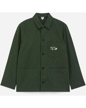 ARKET Café Cotton Overshirt - Green
